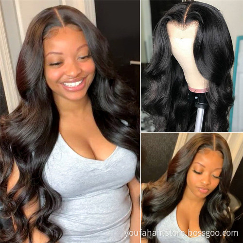 Wholesale Price 10A Grade Body Wave 13x4 HD Lace Front Wigs for Black Women Raw Virgin Cuticle Aligned Brazilian Human Hair Wigs